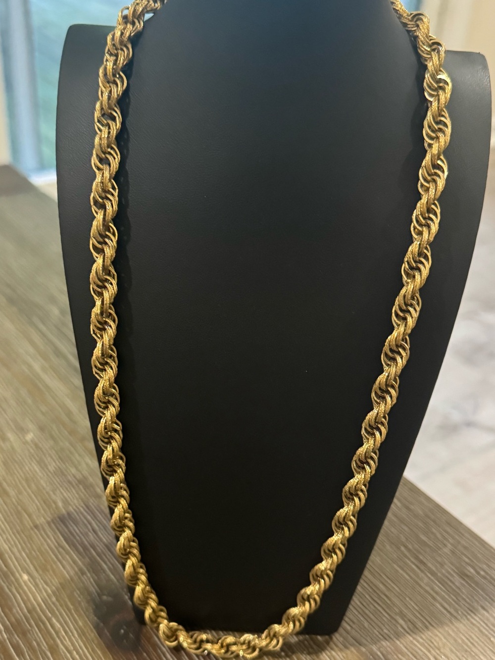 Classic Gold Rope Chain Necklace - Women Jewelry